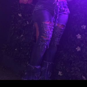 Stack money Quincy details brand distressed jeans